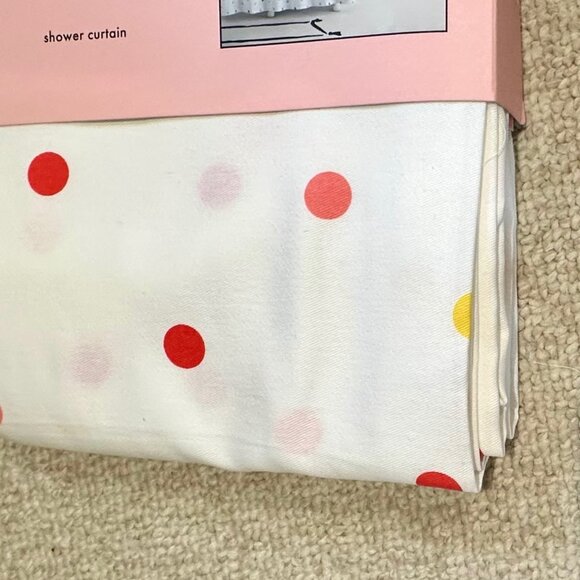 Kate Spade New York Shower Curtain | in Bakery Dot Pattern - Picture 4 of 4